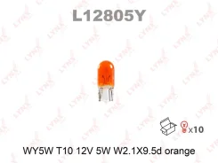 ����� WY5W 12V W2.1X9.5D Orange LYNXauto L12805Y L12805Y ����