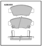 ������� ��������� �������� �������� ��� Honda Civic, Honda JAZZ III, Honda Integra Allied Nippon ADB3555 ADB3555 ����