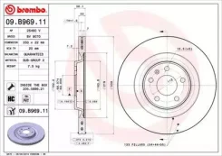 ���� ��������� UV Coated ������ ��� AUDI A4, AUDI A5, AUDI A6 brembo 09b96911 09B96911 ����