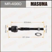 ������� ���� 48521-EA000 Nissan Pathfinder, Frontier / R51, D40 05- MR4980 ����