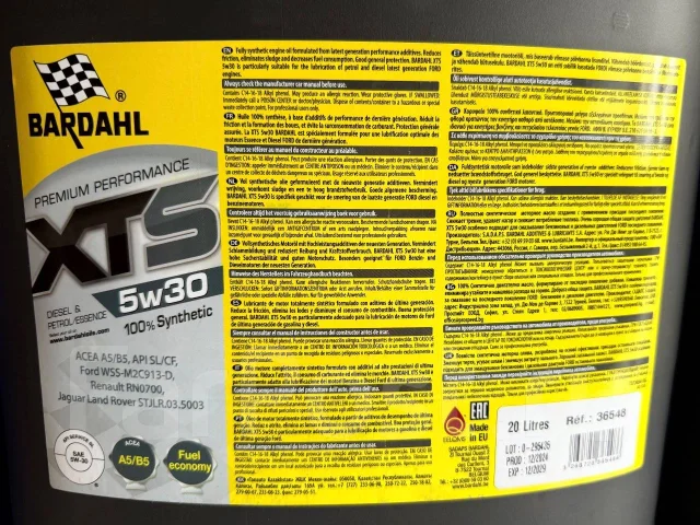 Bardahl XTS. 5W-30, �������������, 4��. ����
