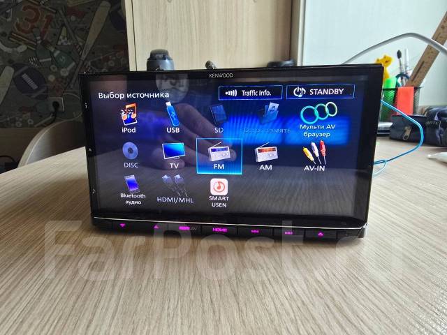 Kenwood mdv-m705 Русском Android-Auto, CarPlay, радио 108Мгц