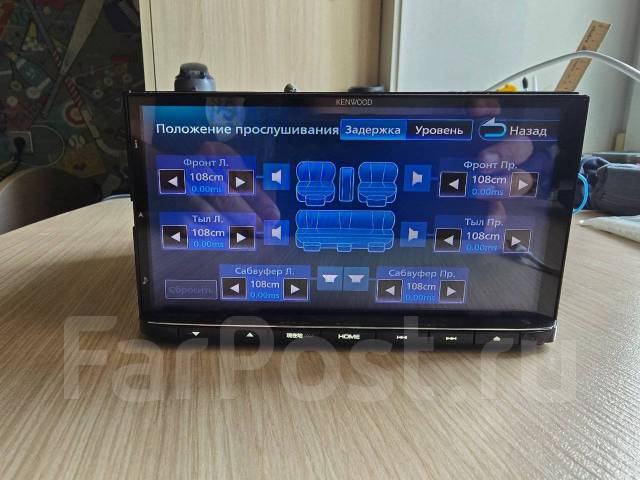 Kenwood mdv-m705 Русском Android-Auto, CarPlay, радио 108Мгц, часы