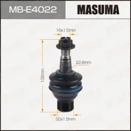 ������� ����� Masuma front low BMW 5-Series (F10, F11) 10-17 MB-E4022 31126777753 ����