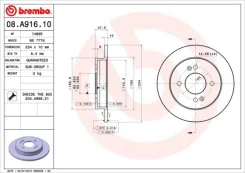 08. A916.10_���� ���� 08a91610 Brembo 08A91610 ����