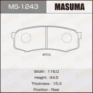 ������� ��������� �������� MS-1243 ��� Toyota ������ ������������� Masuma ����� 04466-60010 04466-60020 04466-60050 04466-60060 04466-60080 D-2090 AN...