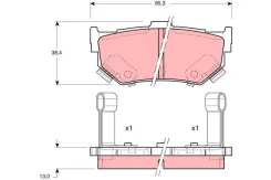 ������� ���� Honda Prelude GDB884 TRW GDB884 GDB884 ����