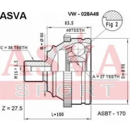 ���� �������� 27x60x38 ASVA VW028A48 VW028A48 ����