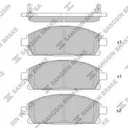 ������� ��������� �������� Sangsin Brake SP1365 SP1365 ����