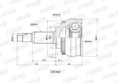 ���� ������� 29/27 ABS 46 | ����� ����/��� | INKO 320166A 320166A ����