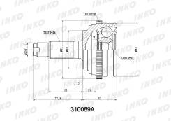���� ������� 26/28 ABS 50 | ����� ����/��� | INKO 310089A 310089A ����