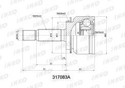���� ������� 25/22 ABS 43 | ����� ����/��� | INKO 317083A 317083A ����