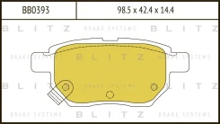 ������� ��������� �������� ������ ��� Toyota Auris, Toyota Corolla, Toyota Yaris Blitz BB0393 BB0393 ����