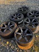 RAYS Volk Racing TE37 Saga S-plus. 9.5/10.5x18", 5x114.3, ET22/42 ����