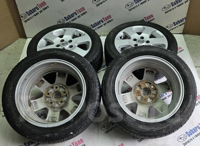 Диски Nissan R16 6.0 +45 5x114.3 + Шины Falken 195/55R16 (ЛЕТО ), 16 ...