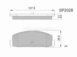 ������� ��������� HI-Q/Sangsin Brake SP2028, ������ SP2028 ����
