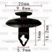������ ������������� Acura, Honda, Mazda �������������: ������ ��������� �������� Patron P37-1113 P371113 ����
