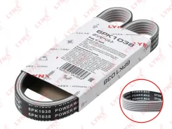 ������ ������������ (EPDM, Power Max) LYNXauto 6PK1038 6PK1038 ����