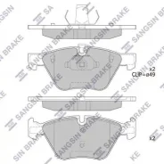 ������� ��������� �������� BMW E60/E61 2.0i/2.3/2.5 03 SP2159 Sangsin Brake SP2159 SP2159 ����