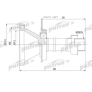 ������� �������� ������ X289 FORD Galaxy 1,9TDI 95-06 VW Sharan 1,9TDI 95-10, 2,0 95-10 Patron PDS0446 - PDS0446 ����