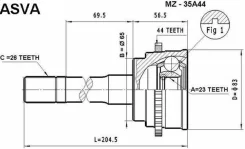 ���� ASVA MZ-35A44 MZ35A44 ����