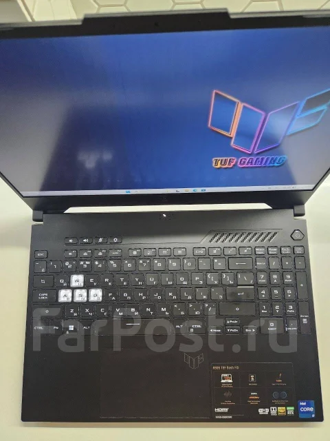 Asus TUF Dash F15 FX517ZC. 15.6", 5����, ��� 16 ��, ���� 512���, WiFi: 1, Bluetooth: 1, ����������� �� 6��. ����