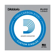 ��������� ������ ��� �������, �����, .012. D'ADDARIO PL012 Plain Steel ����