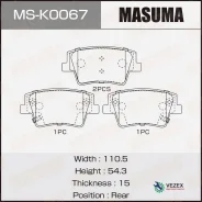������� ��������� Hyundai Santa FE -20 �������� ����. Masuma MSK0067 MSK0067 ����