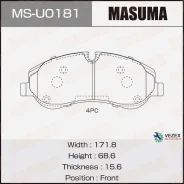 ������� ��������� FORD Transit -22 �������� �����. Masuma MSU0181 MSU0181 ����
