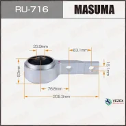 ����������� Nissan Teana -08 �����. Masuma RU716 RU716 ����