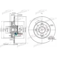 ���� ��������� PSA C4/308 04- ����. � �������. � ������� ABS Patron PBD7014 PBD7014 ����