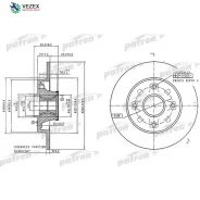 ���� ��������� Citroen C4 00- ����. Patron PBD7016 PBD7016 ����