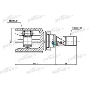 ���� ���������� 33x34.9x21 Mitsubishi COLT Z32A/Z34A/Z36A 04- Patron PCV1388 PCV1388 ����