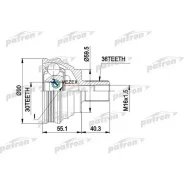 ���� AUDI A3 13- 1.2 TFSI ������. Patron PCV1467 PCV1467 ����