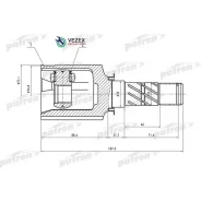 ���� ���������� 29x35x25 Subaru Legacy B13 03-09 Patron PCV1556 PCV1556 ����