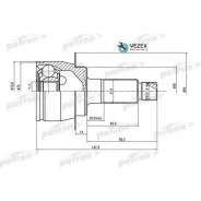 ���� �������� 28x58x29 Suzuki SX4 RW415/RW416/RW419/RW420 06- Patron PCV1558 PCV1558 ����