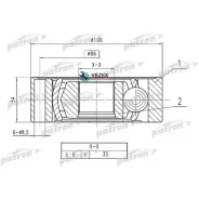 ���� AUDI 80/A4 I/Skoda/VW GOLF I-VII/Passat II-VI 1.2TSI-3.2FSI 81- �����. Patron PCV1787 PCV1787 ����