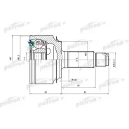 ���� ������ �-�� [A:30, B:32] Honda: CRV 07- Patron PCV2124 PCV2124 ����