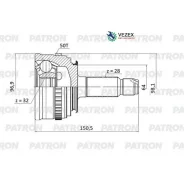 ���� ������ 28x64x32 ABS:50T Honda: CRV 97-00 Patron PCV9574 PCV9574 ����