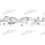 ������� FORD Focus 98-04/ Focus Clipper 99-04/ Focus ����� 99-05/ Focus ��������� 99-04 Patron PDS0346 PDS0346 ����