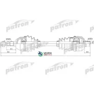 ������� ������ 33X573X34 OPEL: Astra H 1,3 CDTI 05- Patron PDS0422 PDS0422 ����