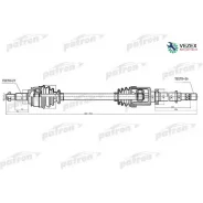 ������� ������� ���� Renault: Kangoo 1.6/1.6 16V/1.5dCi 05 922mm Patron PDS4994 PDS4994 ����