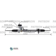 ����� ������� AUDI A3 / SEAT LEON/Toledo � ����� �1JWP050833 ����� 1300MM ZF �������������� Patron PSG3001 PSG3001 ����