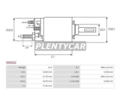 ����������� ���� �������� nissan murano 3.5 z50 04-08 As-Pl SS5022 SS5022 ����