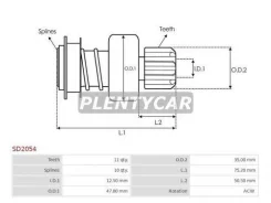 ������� nissan maxima 95-06 As-Pl SD2054 SD2054 ����