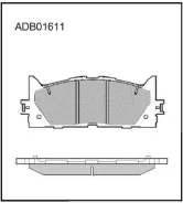������� ��������� �������� �������� ��� Toyota Camry, Honda Accord IX, Lexus ES Allied Nippon ADB01611 ADB01611 ����