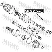 ��������� ���������� ���� 35x62x20 Febest AS356220 AS356220 ����