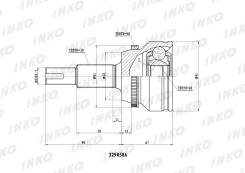 ���� ������� 30 26 ABS 48, �������� ������, ����� ��� Lexus ES, Toyota Camry �����, Lexus RX 350 INKO 329058A 329058A ����
