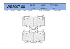 ������� ��������� �������� �������� ��� Toyota Hilux, Toyota LAND Cruiser, Toyota 4 Runner jeenice ws200700 WS200700 ����