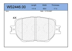 ������� ��������� �������� �������� ��� Toyota (FAW) Crown, Toyota (FAW) REIZ, Toyota MARK X Jeenice WS2446.00 WS244600 ����